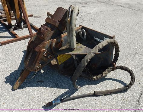 bobcat skid steer jackhammer|bobcat with jackhammer attachment.